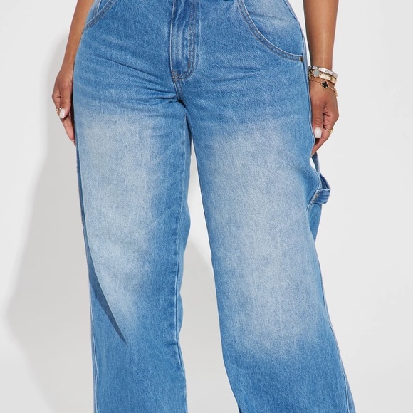 Non Stretch Utility
Straight Leg Jeans - Medium Wash - Picture 2 of 3